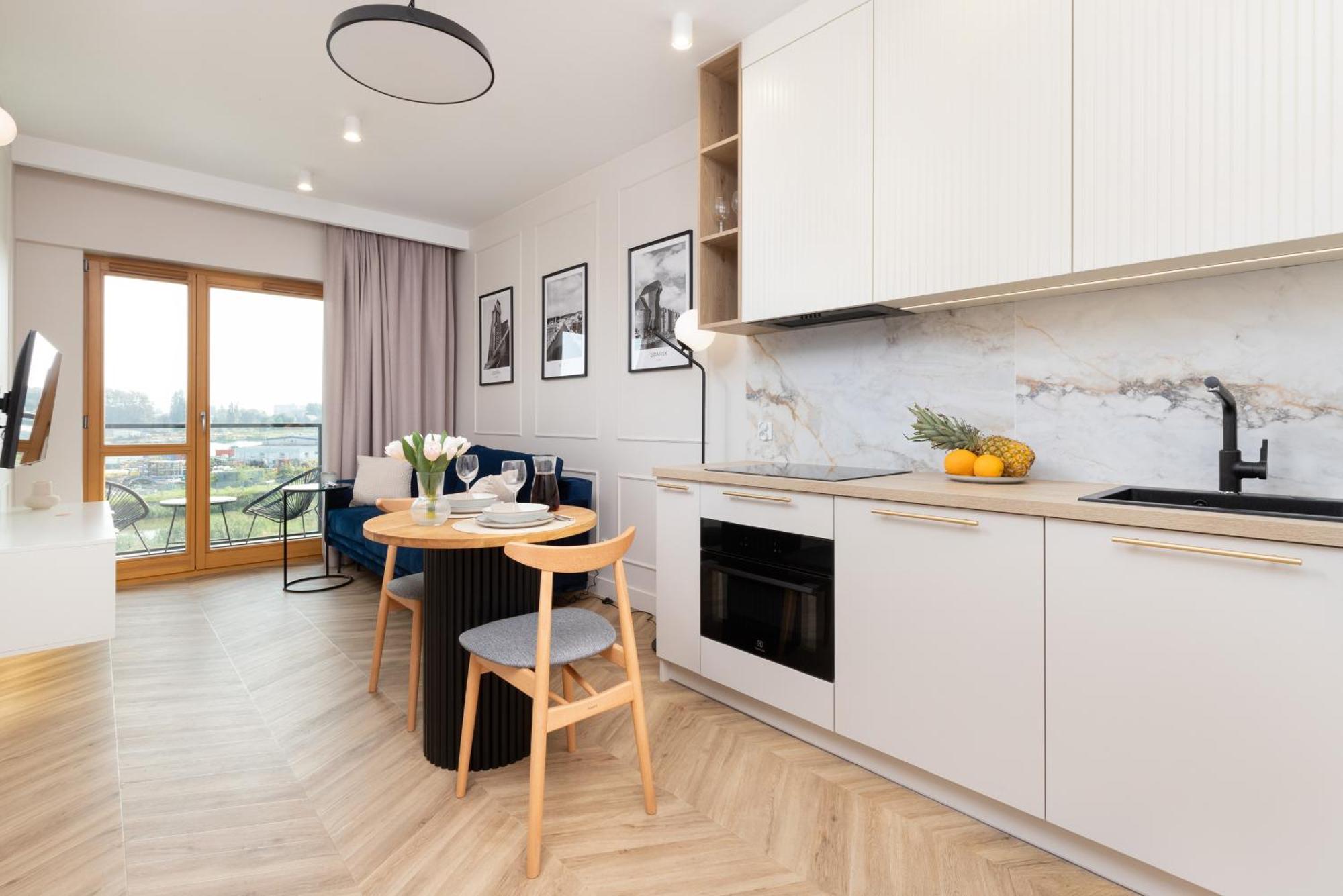 Sienna Grobla Apartment With View Of The Motlawa Terrace & Sauna, Gym By Noclegi Renters Гданьск Экстерьер фото